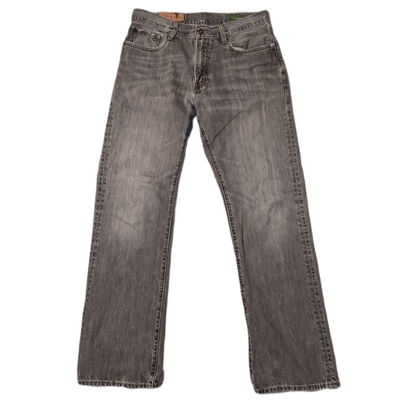 GAP Jeans Mens Gap Jeans Standard Fit Straight Leg Grey Denim Jeans